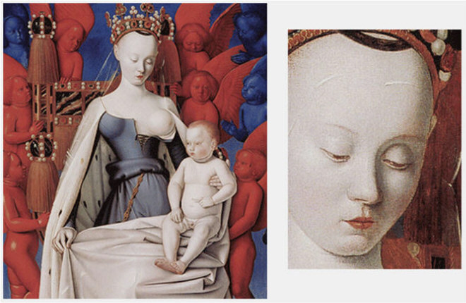 Jean Fouquet (1450 c.a.) Vierge à l’Enfant